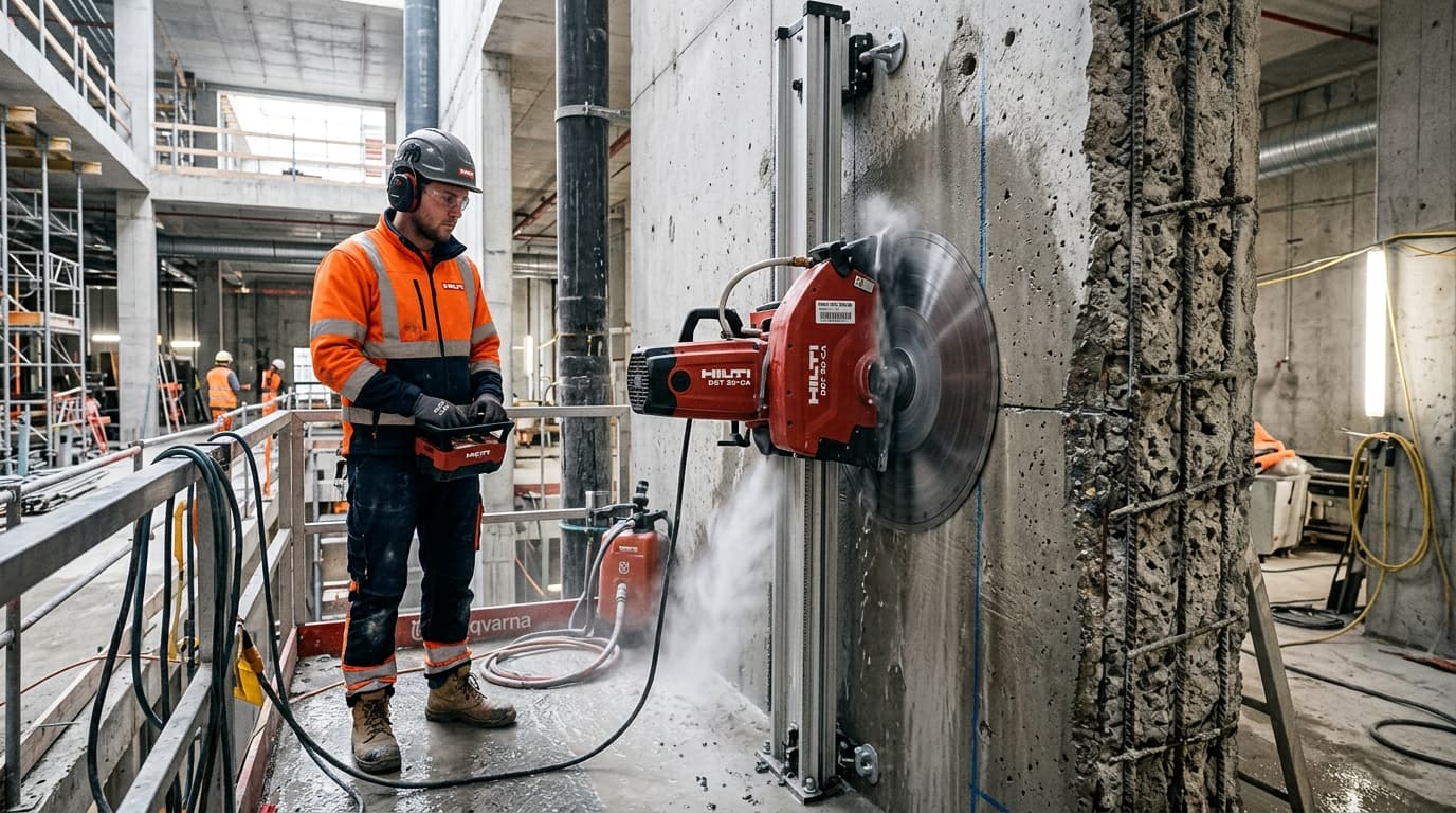 Beton zagen professioneel zaagwerk in betonwanden en betonvloeren