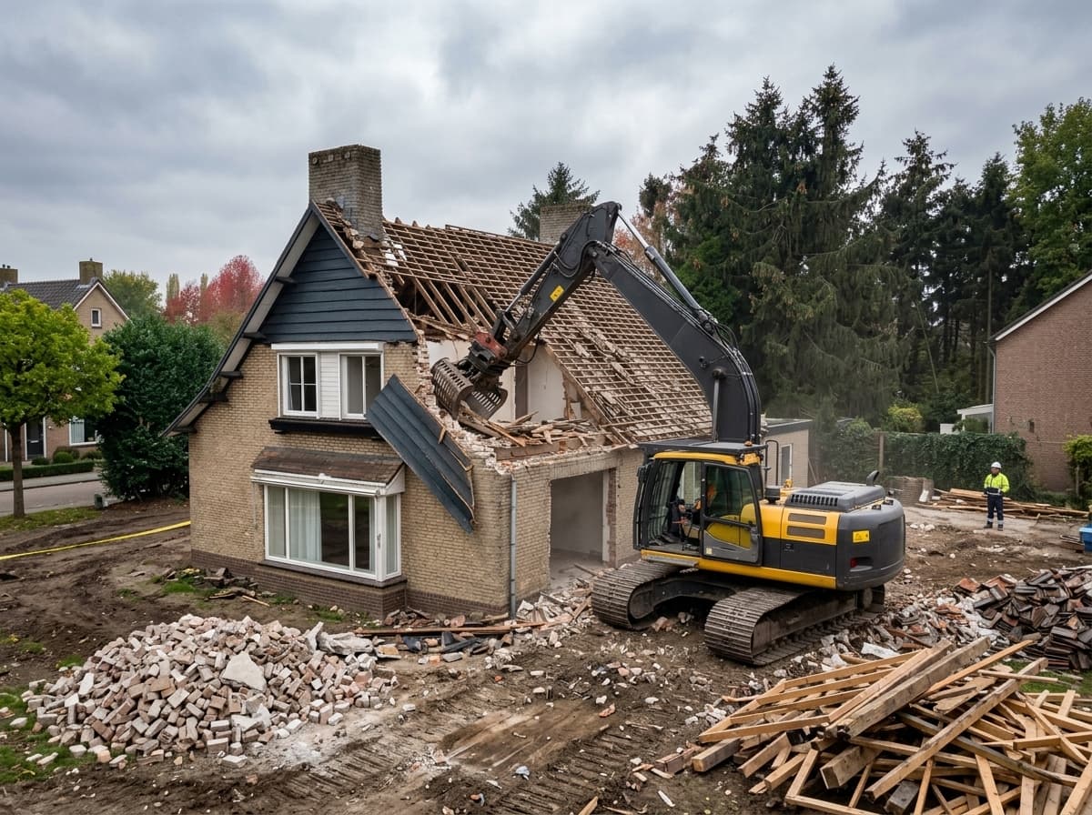 Vakkundig machinaal en handmatig sloopwerk door Sloop Gigant
