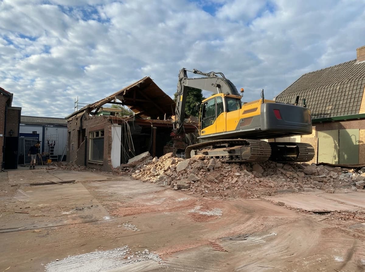 Gecontroleerd en veilig sloopwerk met moderne machines door Sloop Gigant